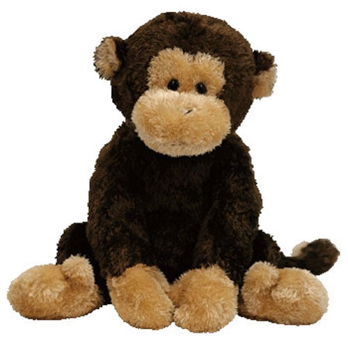 9" Ty Swinger Brown Monkey Silky Beanie Baby 2004 Boys Girls 3 MWMT for sale online